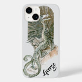 Mythical Lizard Dragon on Rocks,  mythologie Case-Mate iPhone Case (Achterkant)