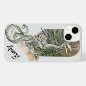 Mythical Lizard Dragon on Rocks,  mythologie Case-Mate iPhone Case (Achterkant (horizontaal))