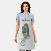 Mythical Lizard Dragon on Rocks,  mythologie Schort (Gedragen)