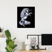 Mythical Unicorn Poster (Thuiskantoor)
