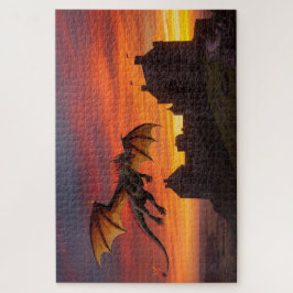 Mythical Welsh Dragon Jigsaw Puzzle Legpuzzel