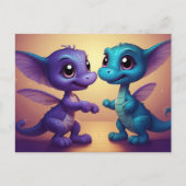 *~* Mythique AP48 Invitation PHOTO - Dragon PostCa (Devant)