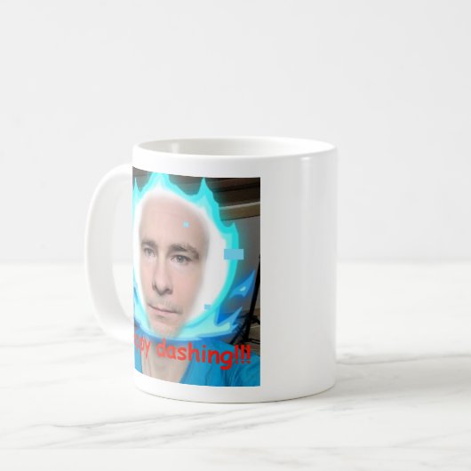 Mythique EricVanWilderman Happy Dashing Mug (Devant gauche)
