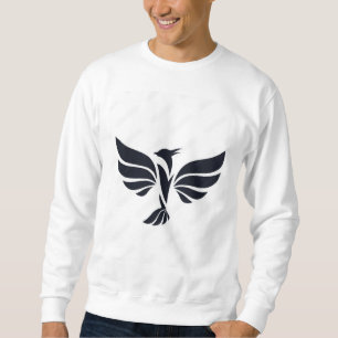 Mythique Phoenix Bird Rising Logo Sweatshirt noir