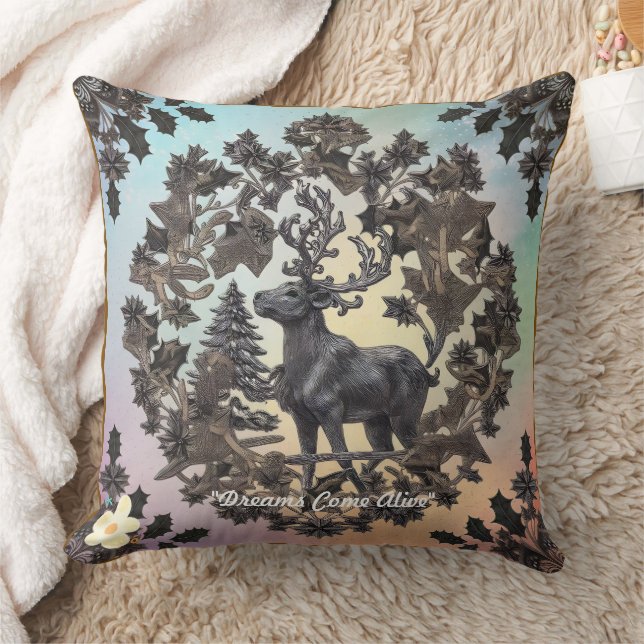 "Mythisch Bos" Kussen (Deken)