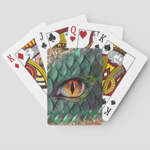 Mythisch Drakenoog Fantasie Pokerkaarten