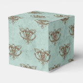 Mythisch  drakenpatroon bedankdoosjes (Achterkant)