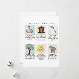 Mythisch Goede Cadeau Gids Mythologie Kerst Auto Feestdagenkaart