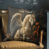 Mythisch Vintage Sprookje Eenhoorn Vleugelpaard Kussen