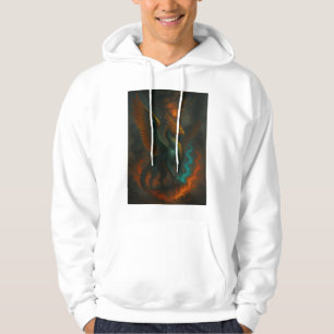 Mythisch Vuur Phoenix Beest – Epische Fantasie Kun Hoodie