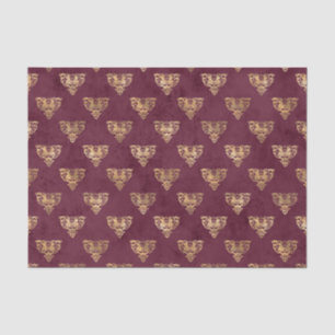 Mythische Bourgogne en goud Tissuepapier