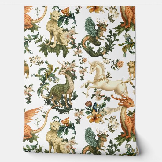 Mythische dieren Bos wezens Behang (Afrollen)
