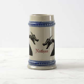 Mythische draak gepersonaliseerd bierpul