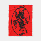 Mythische draak, Jaar van het Drakenontwerp Fleece Deken (Voorkant)