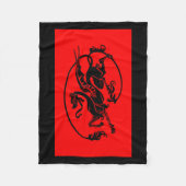 Mythische draak, Jaar van het Drakenontwerp Fleece Deken (Voorkant)