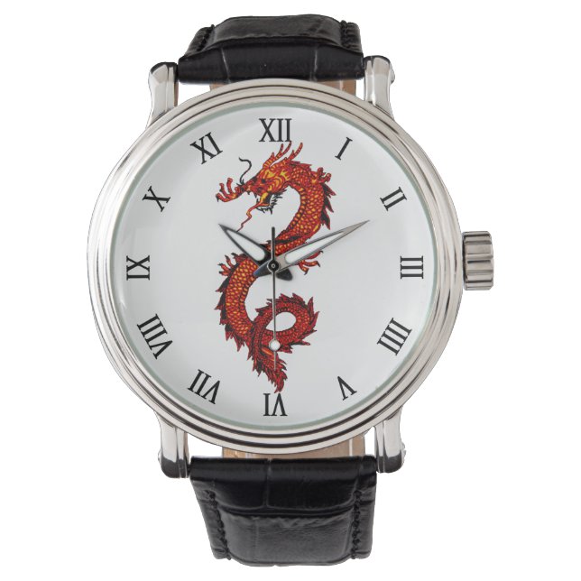 Mythische draak, Jaar van het Drakenontwerp Horloge (Voorkant)