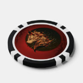 Mythische fantasiedier poker chips (Enkel)