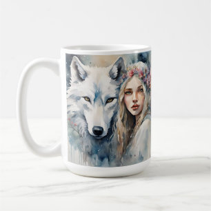 Mythische harmonie van Natuur Koffiemok