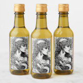 Mythische inkt: oude mythologieën geïllustreerd wijn etiket (Flessen)