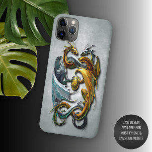 Mythische Keltische Draken Fantasy Tattoo Kunst iPhone 11 Pro Max Hoesje