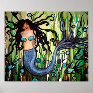 MYTHISCHE MERMAID POSTER