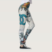 Mythische Oerwoud Leggings Luxe Fantasy (Rechts)