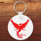 Mythische Phoenix Bird. Sleutelhanger (Voorkant)