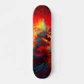 Mythische Phoenix Rising from the Flames Skateboar Skateboard (Voorkant)