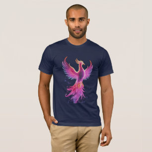 Mythische Phoenix Wedergeboorte Eeuwige Vlam Vinta T-shirt