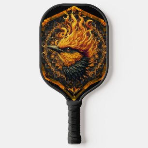 Mythische vlamvogel pickleball paddle