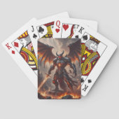 Mythische vurige demon pokerkaarten (Achterkant)