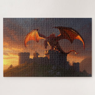 Mythische Welshe Draak Legpuzzel