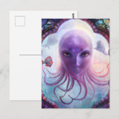 Mythische Zee creatie Briefkaart (Voorkant / Achterkant)