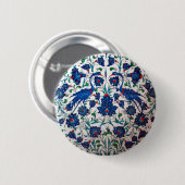 Mythological Heron Bird Design Tile Art Ronde Button 5,7 Cm (Voorkant /achterkant)