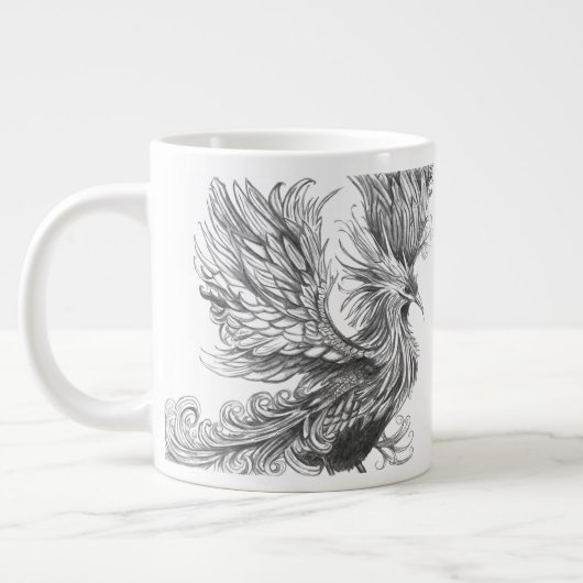 Mythological Phoenix Mug (Gauche)