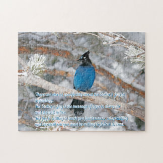Mythological Steller’s Jay Jigsaw Puzzle