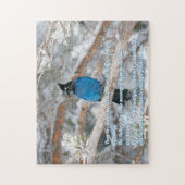 Mythological Steller’s Jay Jigsaw Puzzle (Vertical)