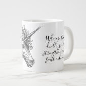 Mythological Unicorn Mug Extra Grote Beker (Voorkant rechts)
