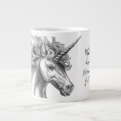 Mythological Unicorn Mug Extra Grote Beker (Voorkant)