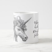 Mythological Unicorn Mug Extra Grote Beker (Voorkant)