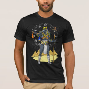 Mythologie Ankh van de God van Anubis de T-shirt