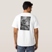 Mythologie de norses - T-shirt de Fenrir (Dos entier)
