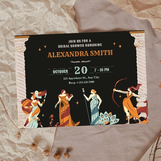 Mythologie goddes Helden Kaart