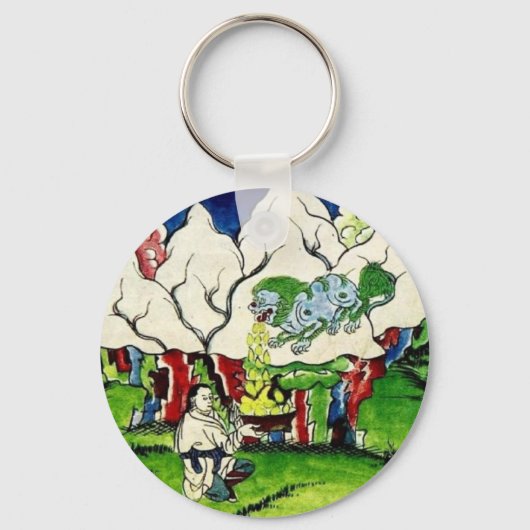 Mythologische draak sleutelhanger (Voorkant)