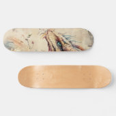 Mythologische Fantasy Dragon Girly Schaats Deck Skateboard (Horizontaal)