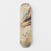 Mythologische Fantasy Dragon Girly Schaats Deck Skateboard (Voorkant)