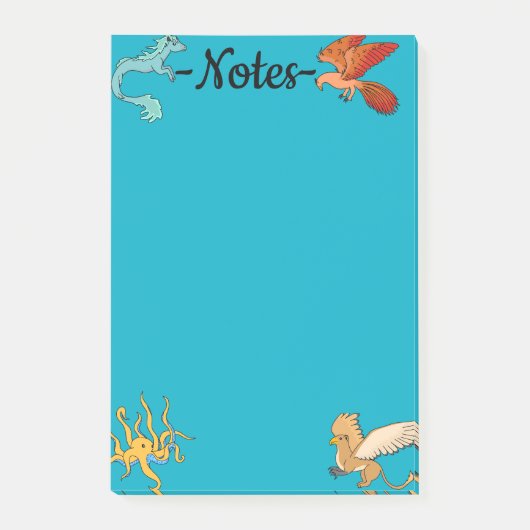 Mythologische wezens post-it® notes (Voorkant)