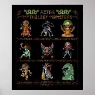 Mythology Monsters Poster