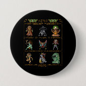 Mythology Monsters Ronde Button 7,6 Cm (Voorkant)