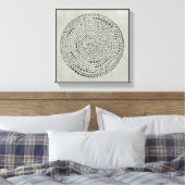 Mythos - Cirkel Canvas Afdruk (Insitu (Slaapkamer))